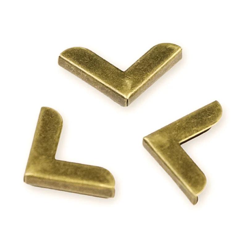 Sallie Tomato 3/4" Metal Corners Package of 10 - Antique