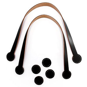 Miyako 17" Bag Handles - Set of 2 - Black