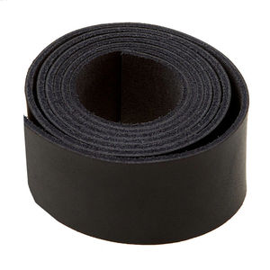 Leather Bag Strap - 1 1/4" Black