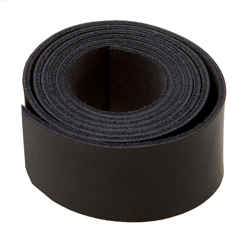 Leather Bag Strap - 1 1/4" Black