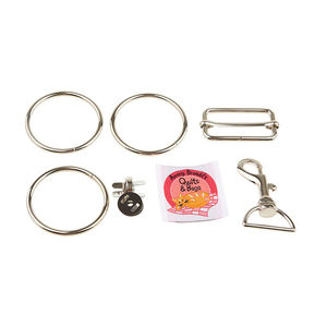 Around the Block Bag Hardware Kit - Nickel