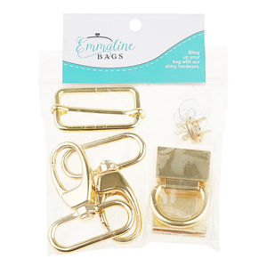 The Double Flip Shoulder Bag Hardware Kit - Gold