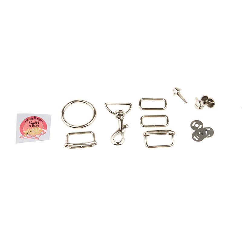Market Street Backpack Pattern Hardware Kit - Nickel