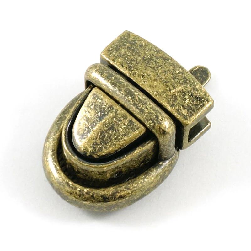 Emmaline Baby Press Lock - Antique Brass