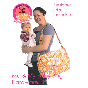 Me & My Baby Diaper Bag Hardware Kit - Nickel