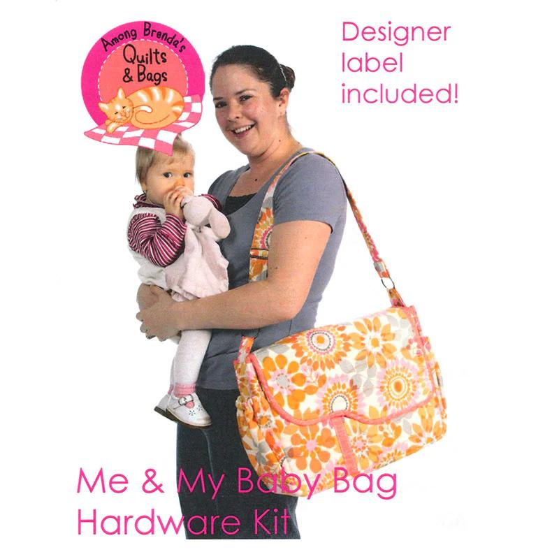 Me & My Baby Diaper Bag Hardware Kit - Nickel