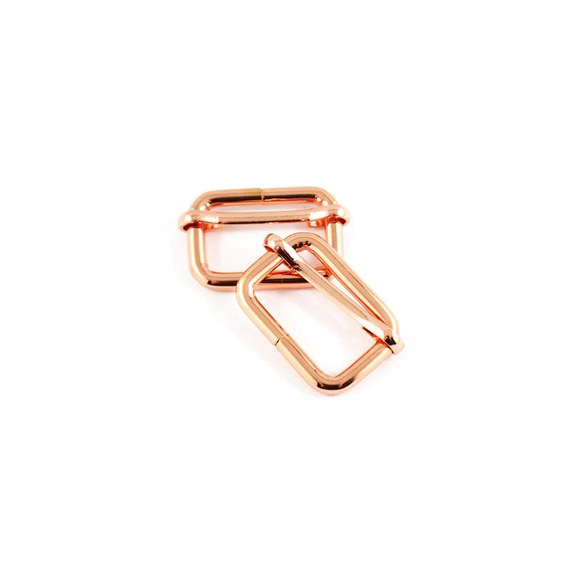Emmaline 1" Wire Formed Strap Sliders - Set of Two Copper