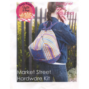 Market Street Backpack Pattern Hardware Kit - Brass