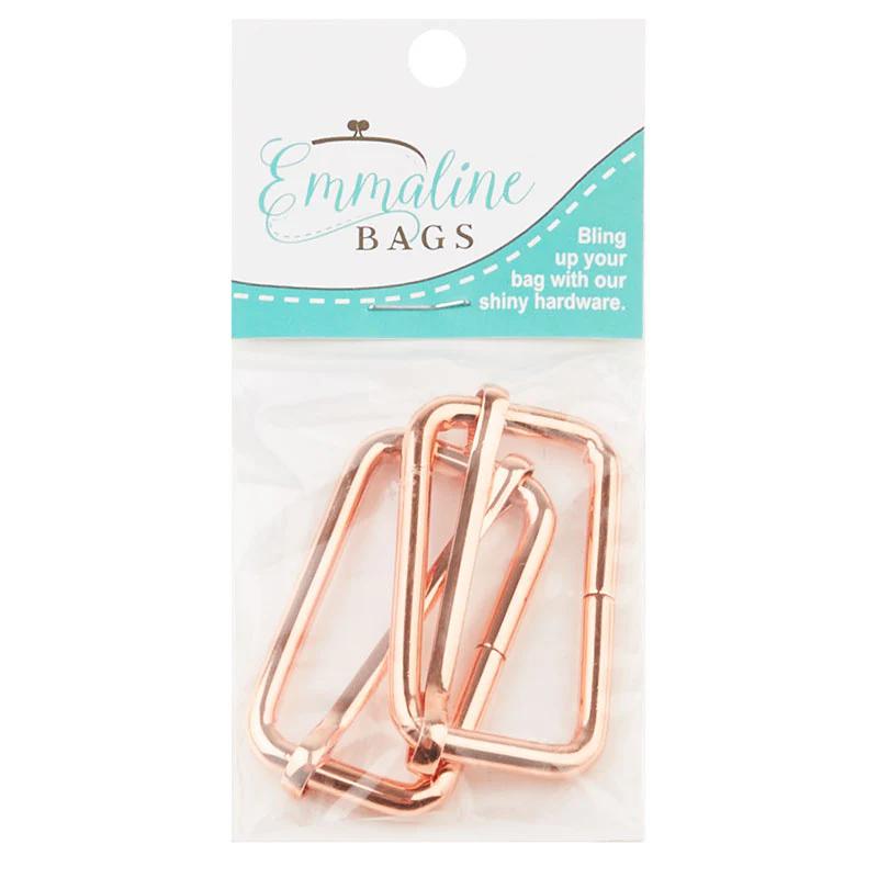Emmaline 1-1/2" Wire Formed Strap Sliders - Set of Two Copper