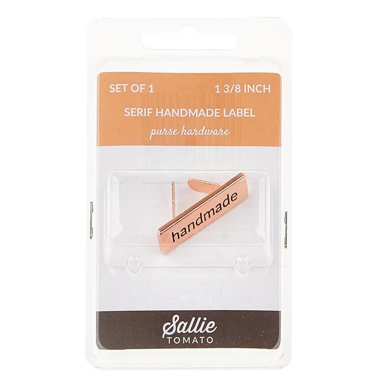 Sallie Tomato Handmade Label - Serif Rose Gold