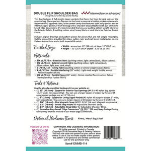 The Double Flip Shoulder Bag Pattern