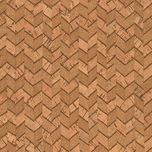 Lite Natural Chevron Cork Fabric - 1/2 Yard Cut