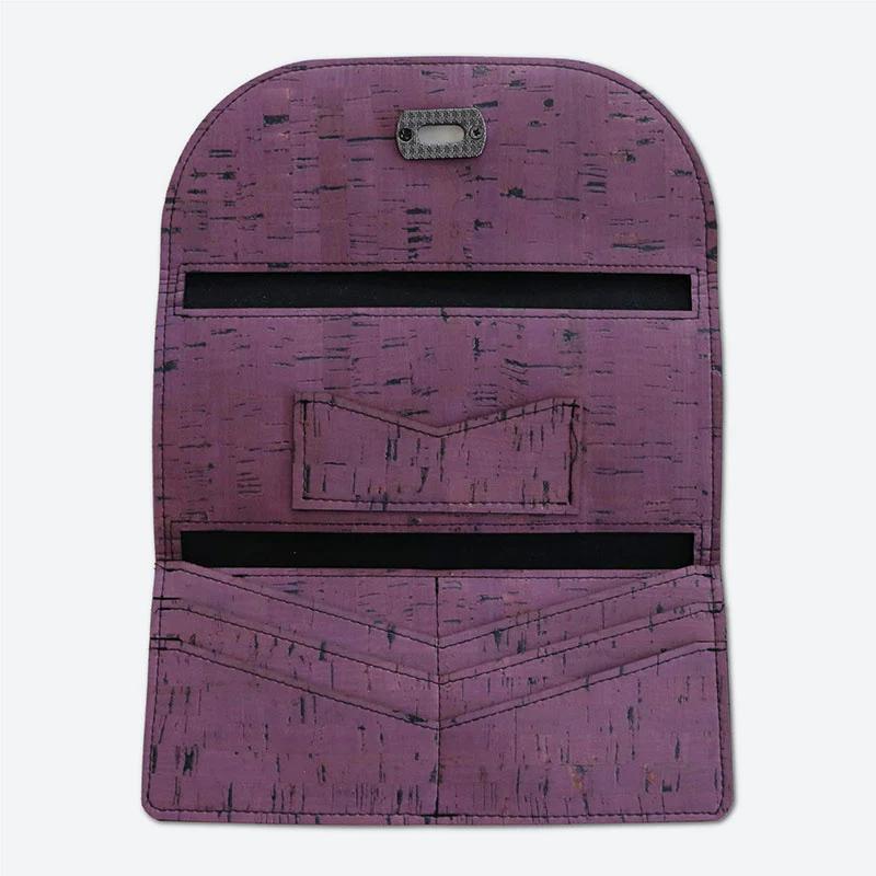 Lucky Penny Wallet Kit - Rustic Amethyst Cork