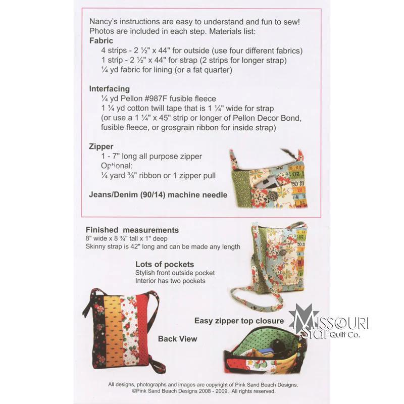 Sonoma Swing Bag Pattern