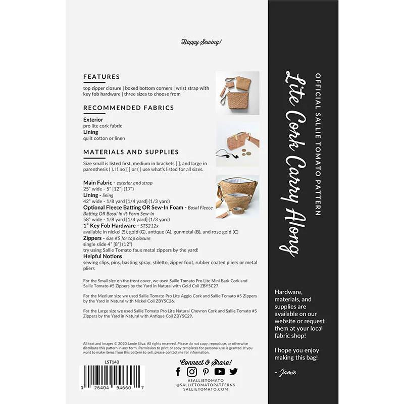 Carry Along Bags Pattern