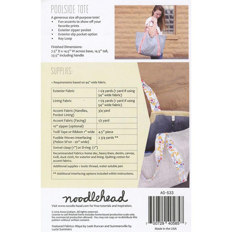 Poolside Tote Pattern