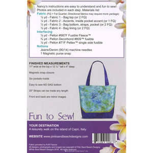 Capri Carryall Pattern