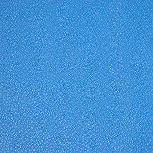 Electric Blue Pebble Faux Leather - 1/2 Yard Cut