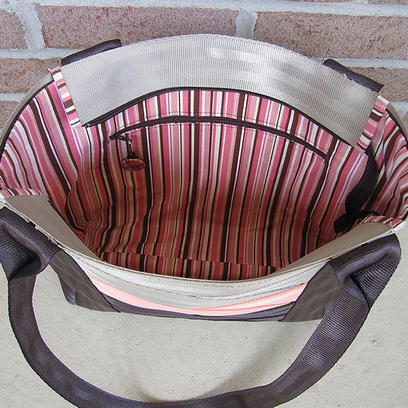 Motor City Tote Seat Belt Kit - Small Coral