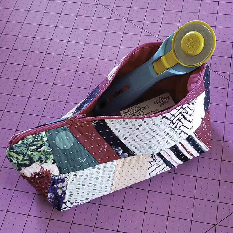 Scrap Tape Zip Pouch Pattern
