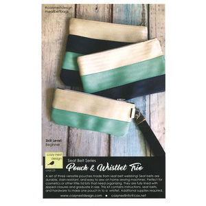 Pouch Trio & Wristlet Seat Belt Pattern