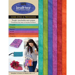 Kraft-tex Designer Sampler Sheets- 6 Colors Hand-Dyed & Prewashed
