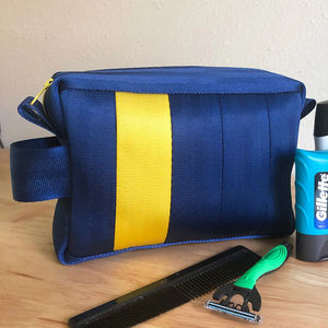 Dapper Dopp Seat Belt Kit - Yellow/Navy