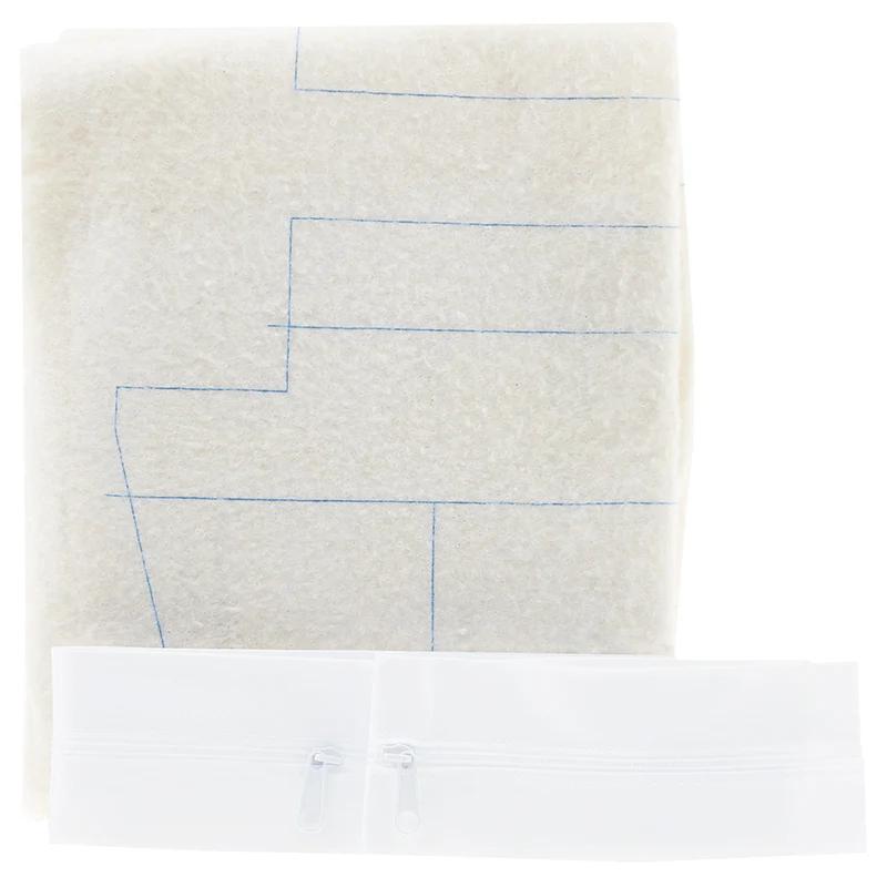 Zippity-Do-Done™ Quilt As You Go Cosmetic Bags Kit - White Zipper