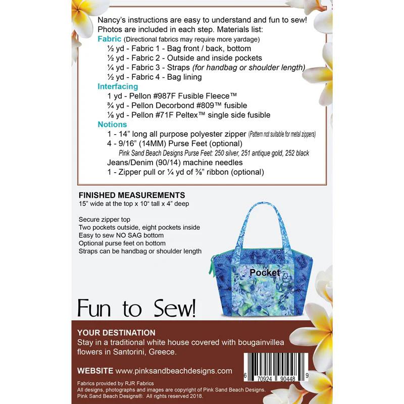 Santorini Handbag Pattern