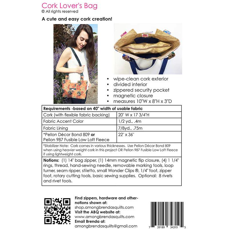 Cork Lover's Bag Pattern