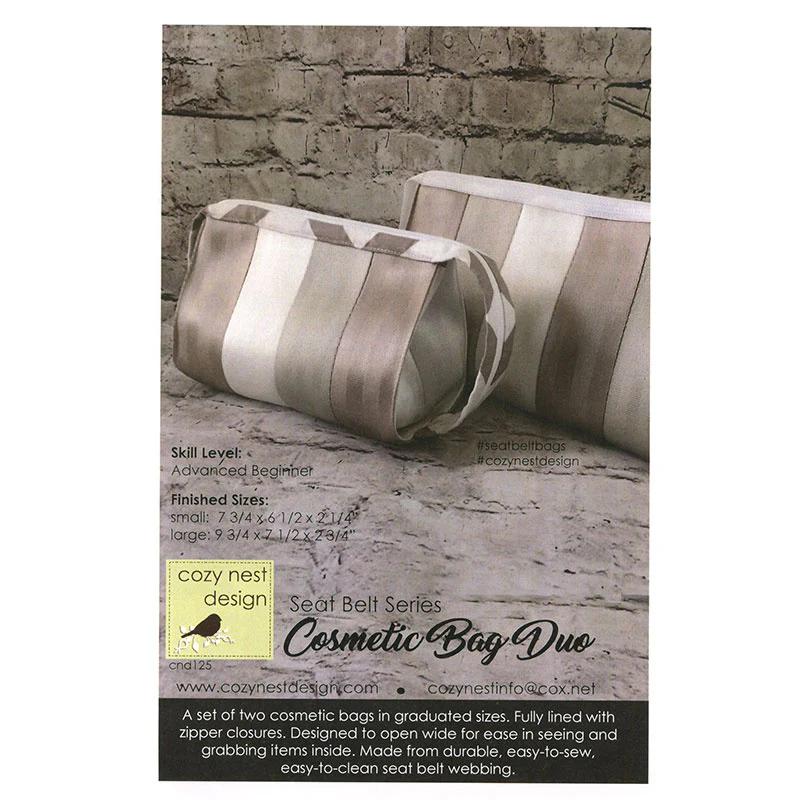 Cosmetic Bag Duo Seat Belt Pattern