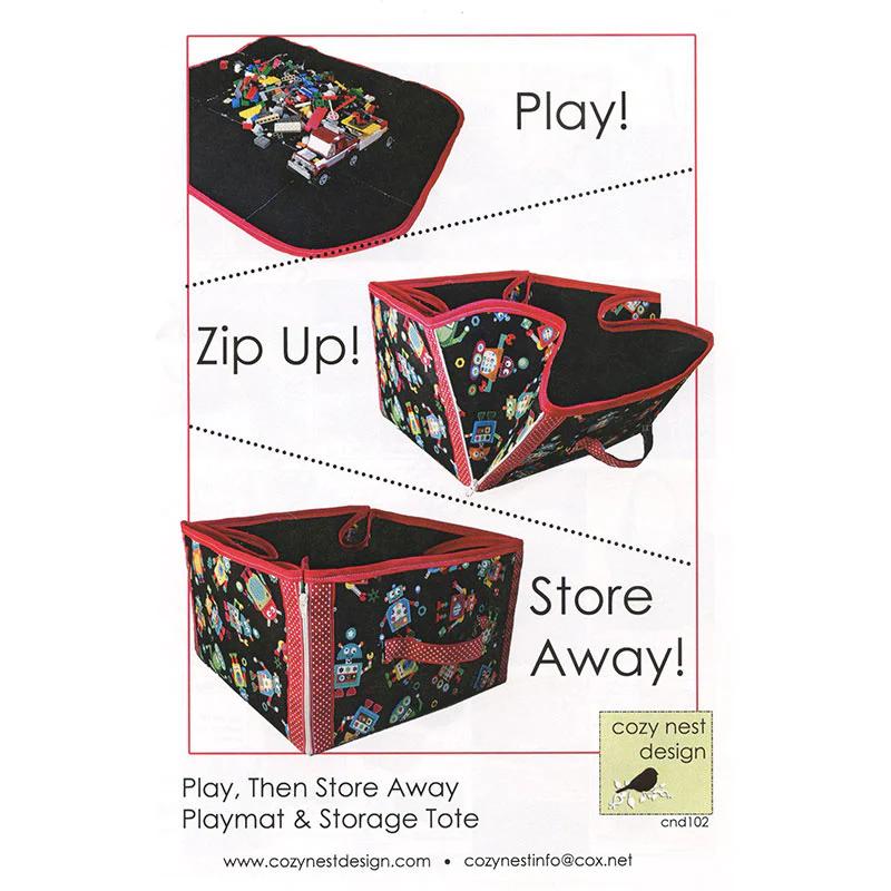 Play, Then Store Away Playmat & Tote Pattern**DUPLICATE SKU OF PAT3838 **DO NOT USE**