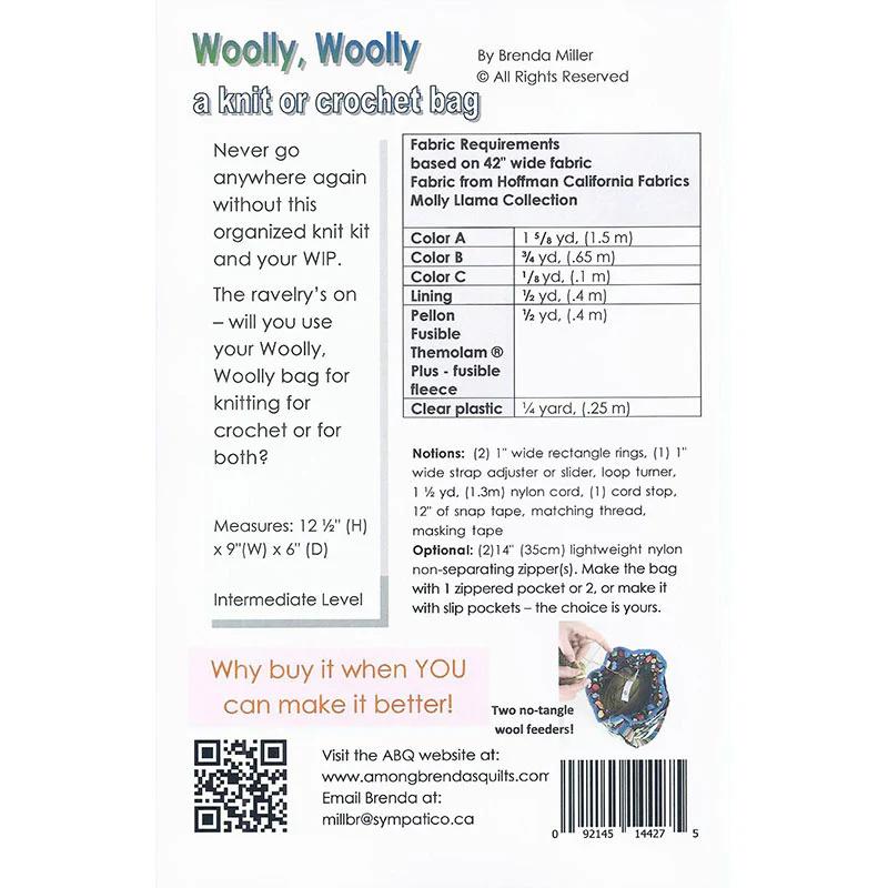 Woolly, Woolly Bag Pattern