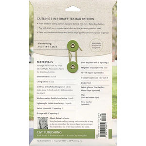 Caitlin's 3-in-1 Kraft-tex Bag Pattern