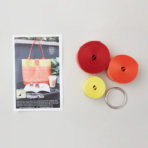 Market Tote Seat Belt Kit - Large Red/Orange/Yellow