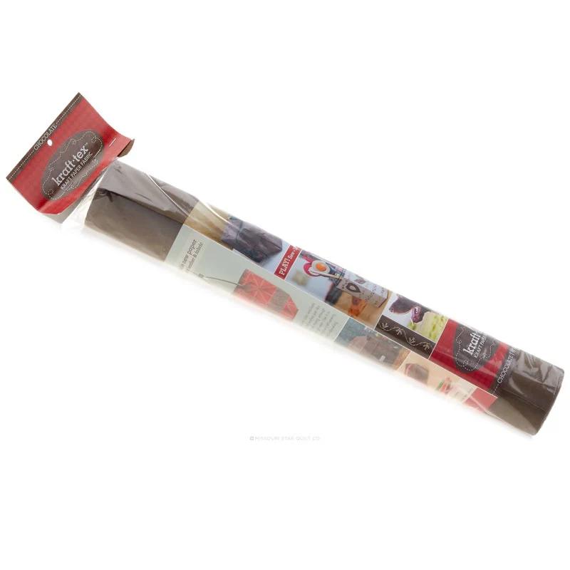 Kraft-tex Kraft Paper Fabric Roll - Chocolate Origninal Unwashed