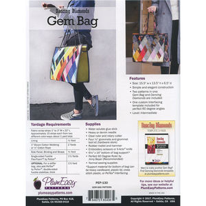 Dancing Diamonds Gem Bag Pattern