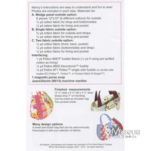 Manhattan Handbag Pattern
