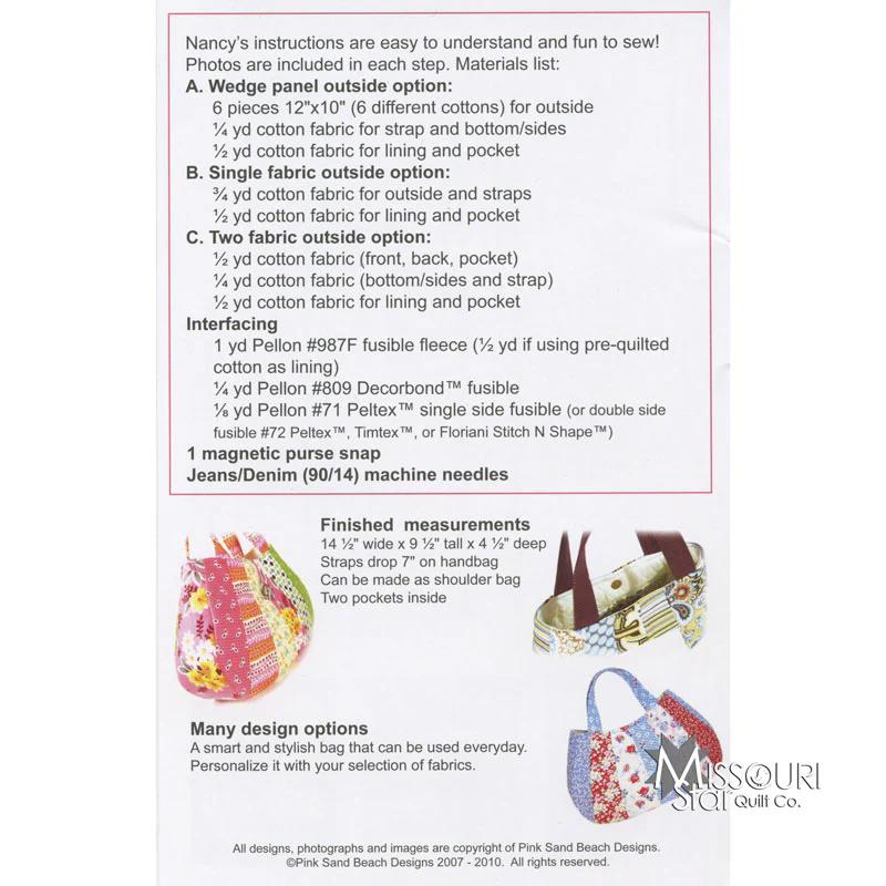 Manhattan Handbag Pattern