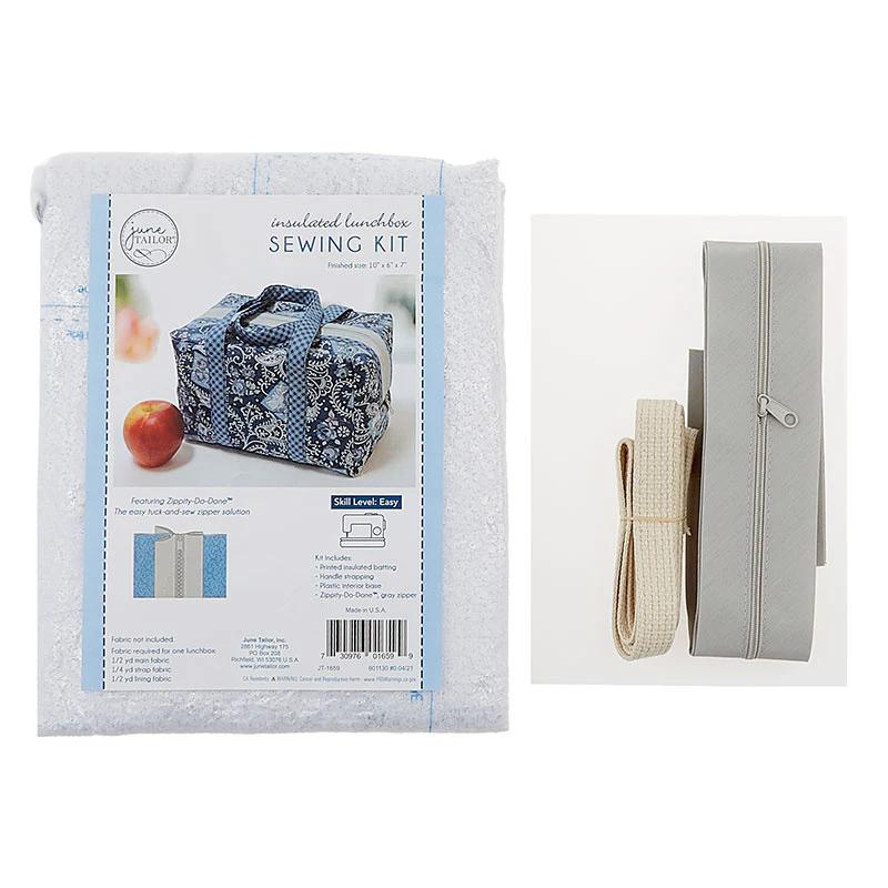 Zippity-Do-Done™ Insulated Lunchbox Tote - Gray Zipper