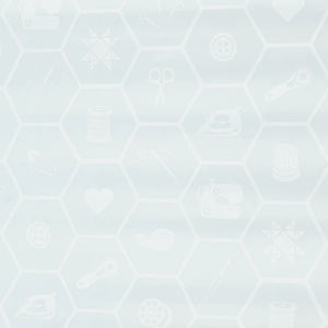 Missouri Star Fancy Vinyl - Transparent Sewing Icons Clear