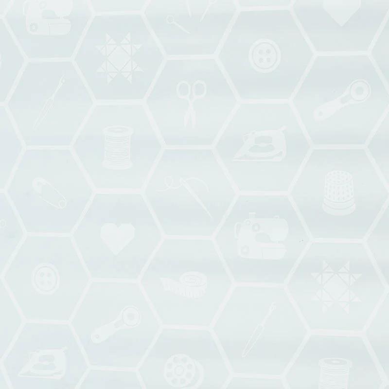 Missouri Star Fancy Vinyl - Transparent Sewing Icons Clear