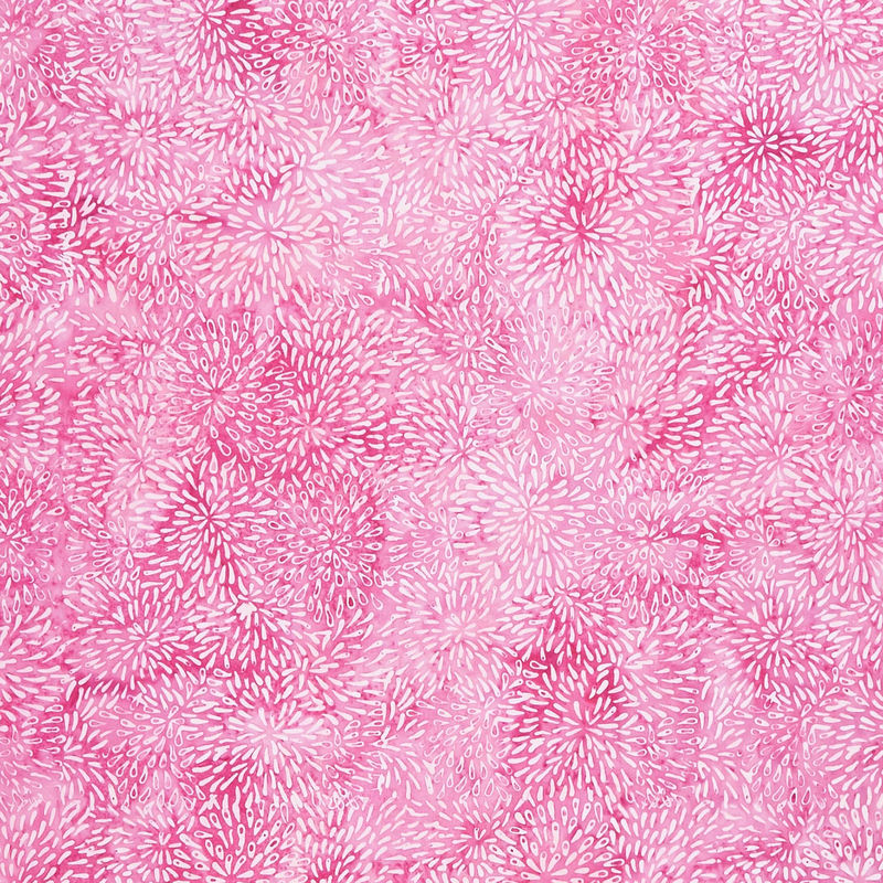 Full Bloom Batiks - Marigold Dark and Light Pink Yardage