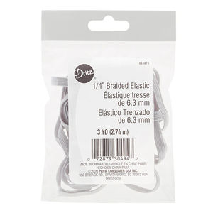1/4" Elastic - 3 yards
