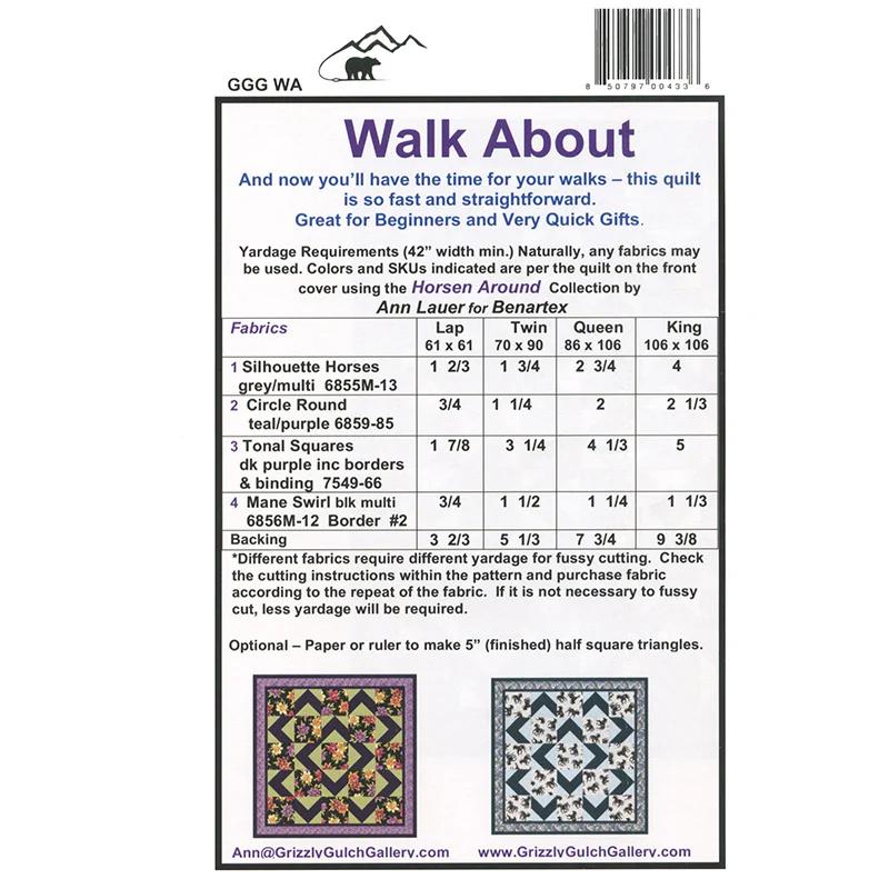 Walk About Quilt Pattern