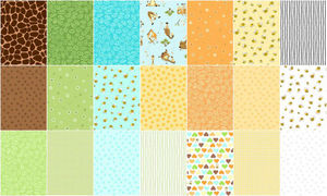 Zoe the Giraffe 10" Squares