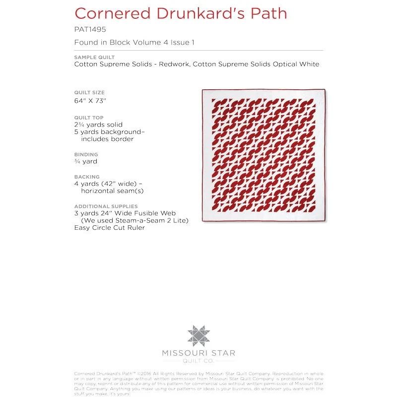 Cornered Drunkards Path Quilt Pattern by Missouri Star