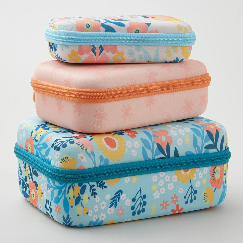 Quilt Town Floral Nesting Zipper Cases (3pk)