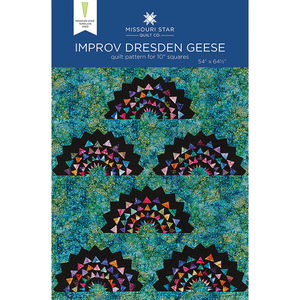 Improv Dresden Geese Quilt Pattern by Missouri Star