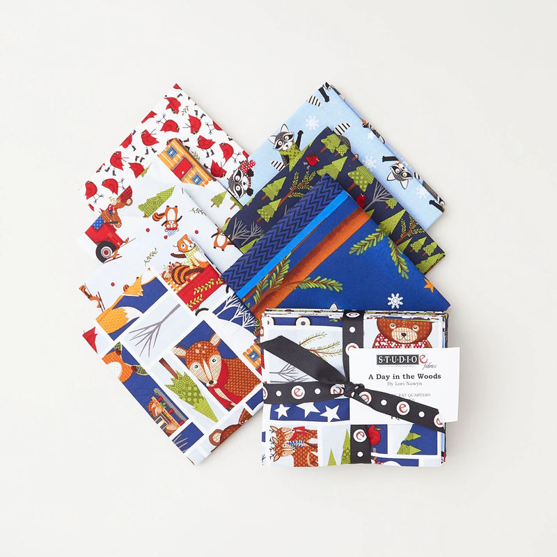 A Day In The Woods Favorites Fat Quarter Bundle - 7 Piece